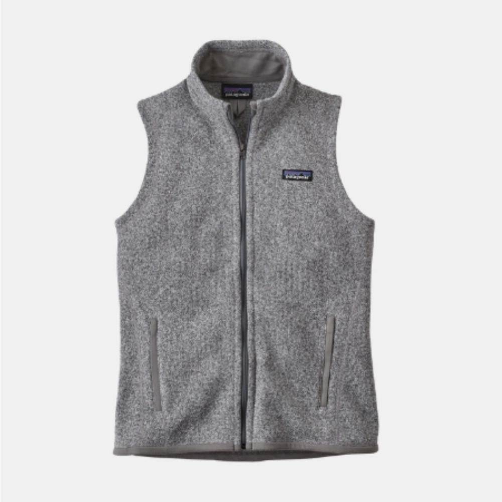 Patagonia Better Sweater Vest Women's Medium Full Zip Fleece Gray Outdoor $129 - Picture 2 of 2